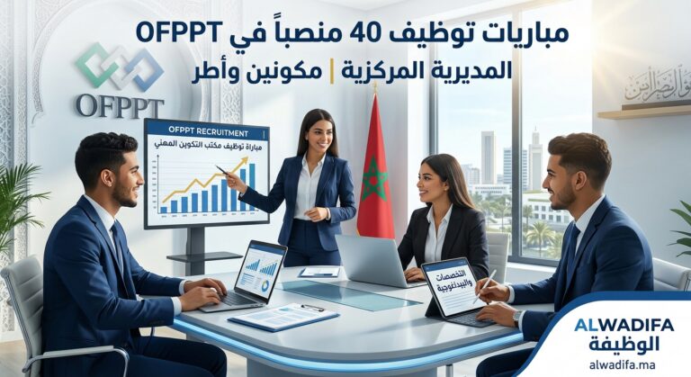 مكتب التكوين المهني وإنعاش الشغل(OFPPT): مباريات توظيف 40 منصبا من مكونين وأطر في عدة تخصصات. آخر أجل للترشيح هو 9 نونبر 2026
